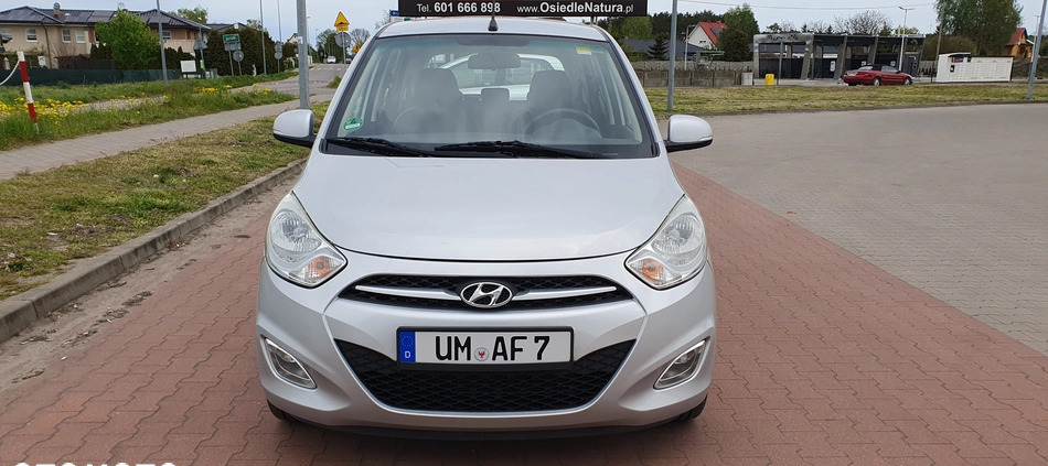 Hyundai i10 cena 17900 przebieg: 152423, rok produkcji 2012 z Szczecin małe 191